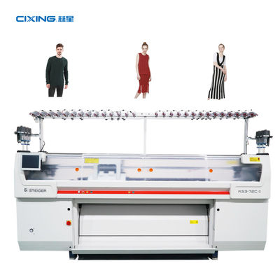 qualidade  CIXING flat flat knitting machine and industrial sweater knitting machine sale with 72 inch fábrica